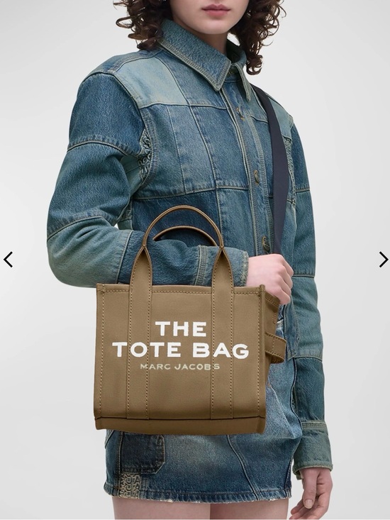 Marc Jacobs Handbags - Marc Jacobs The Small Tote Bag | Canvas Crossbody Tote | Warm Taupe